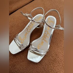 Sam Edelman Metallic Strappy Heels